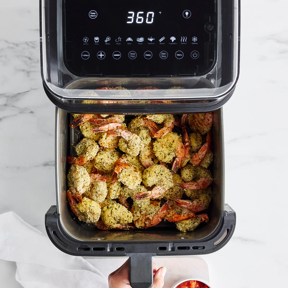 Bistro 7-Quart 360° Clear View Air Fryer - Image 11