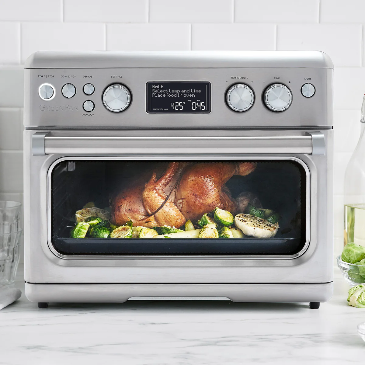 Elite Convection Air Fryer Toaster Oven | Premiere Stainless Steel - Image 6
