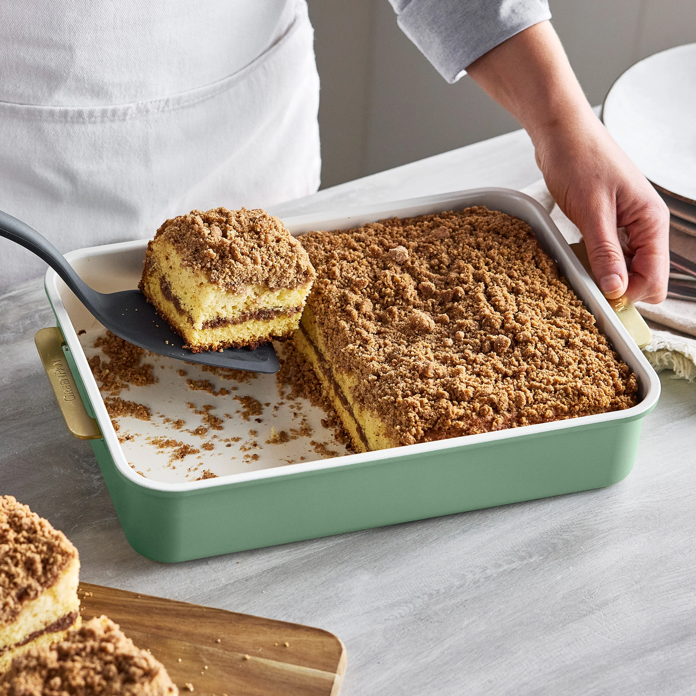 Reserve Bakeware 13" x 9" Rectangular Pan | Sage - Image 4