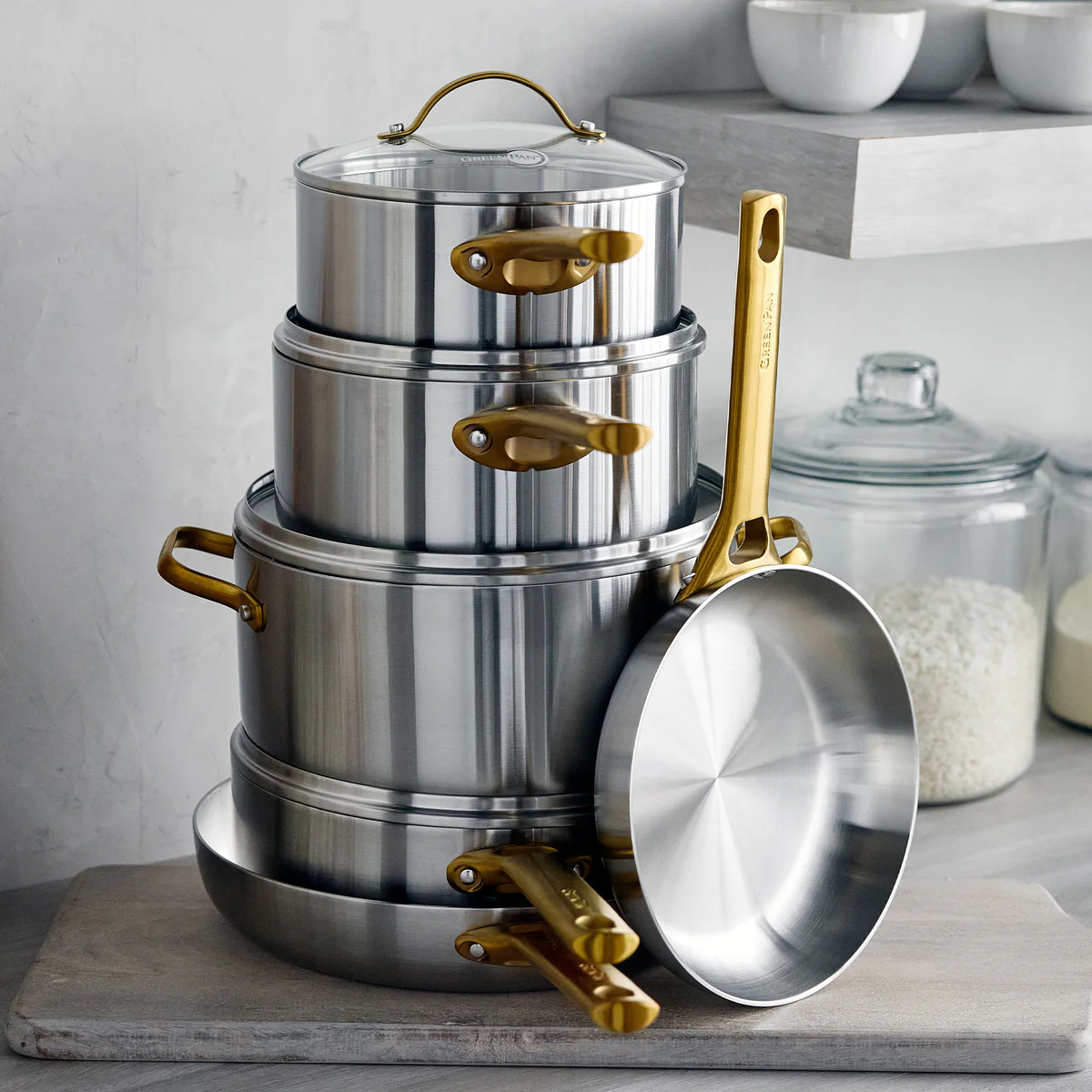 Reserve Stainless Steel 10-Piece Cookware Set - Image 7