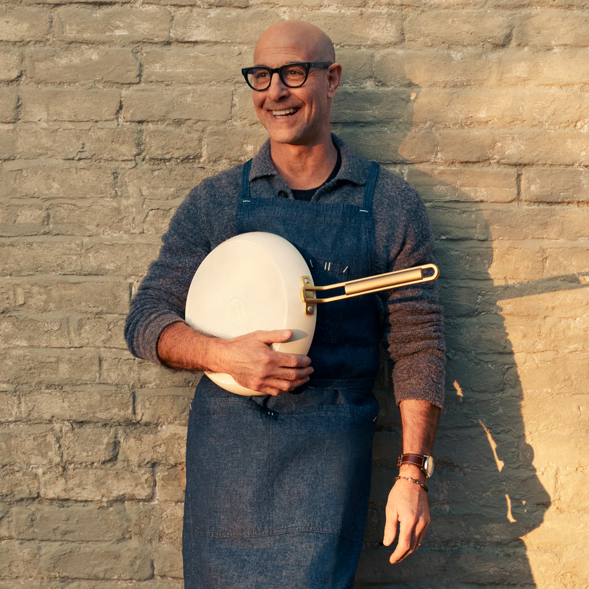 Stanley Tucci™ Ceramic Nonstick 11-Piece Cookware Set | Carrara White - Image 6