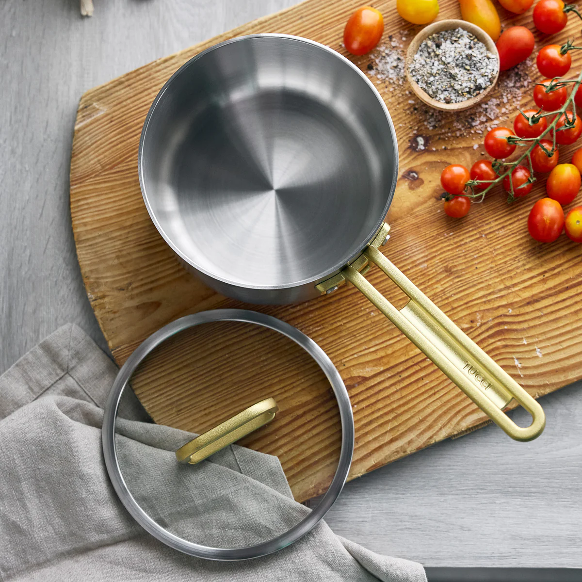 Stanley Tucci™ Uncoated Stainless Steel 2-Quart Saucepan with Lid - Image 6