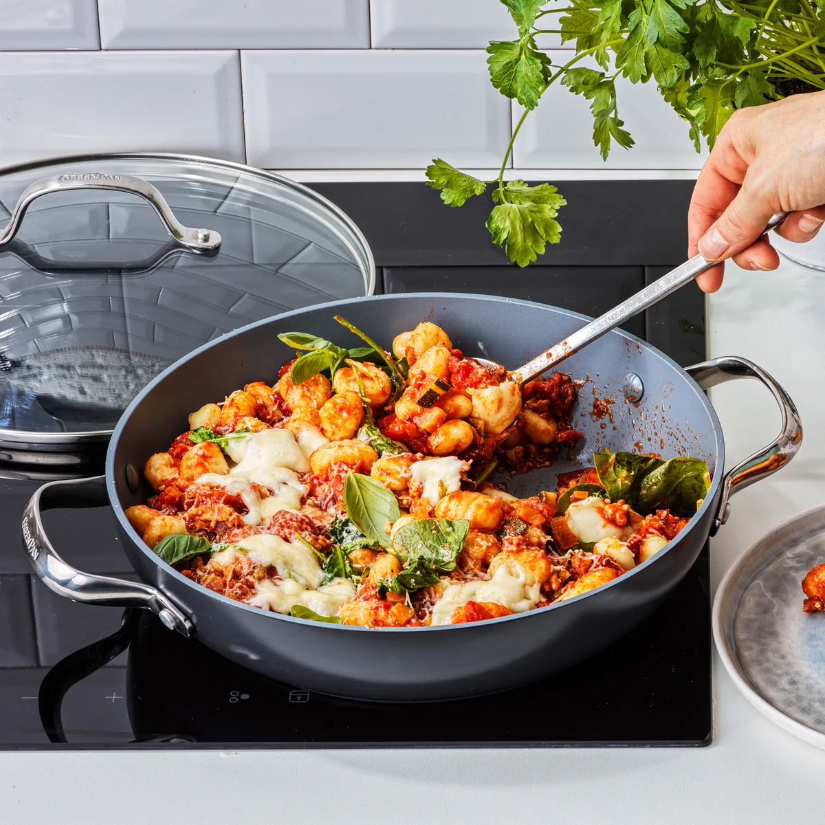 Valencia Pro Ceramic Nonstick 13-Piece Cookware Set - Image 8