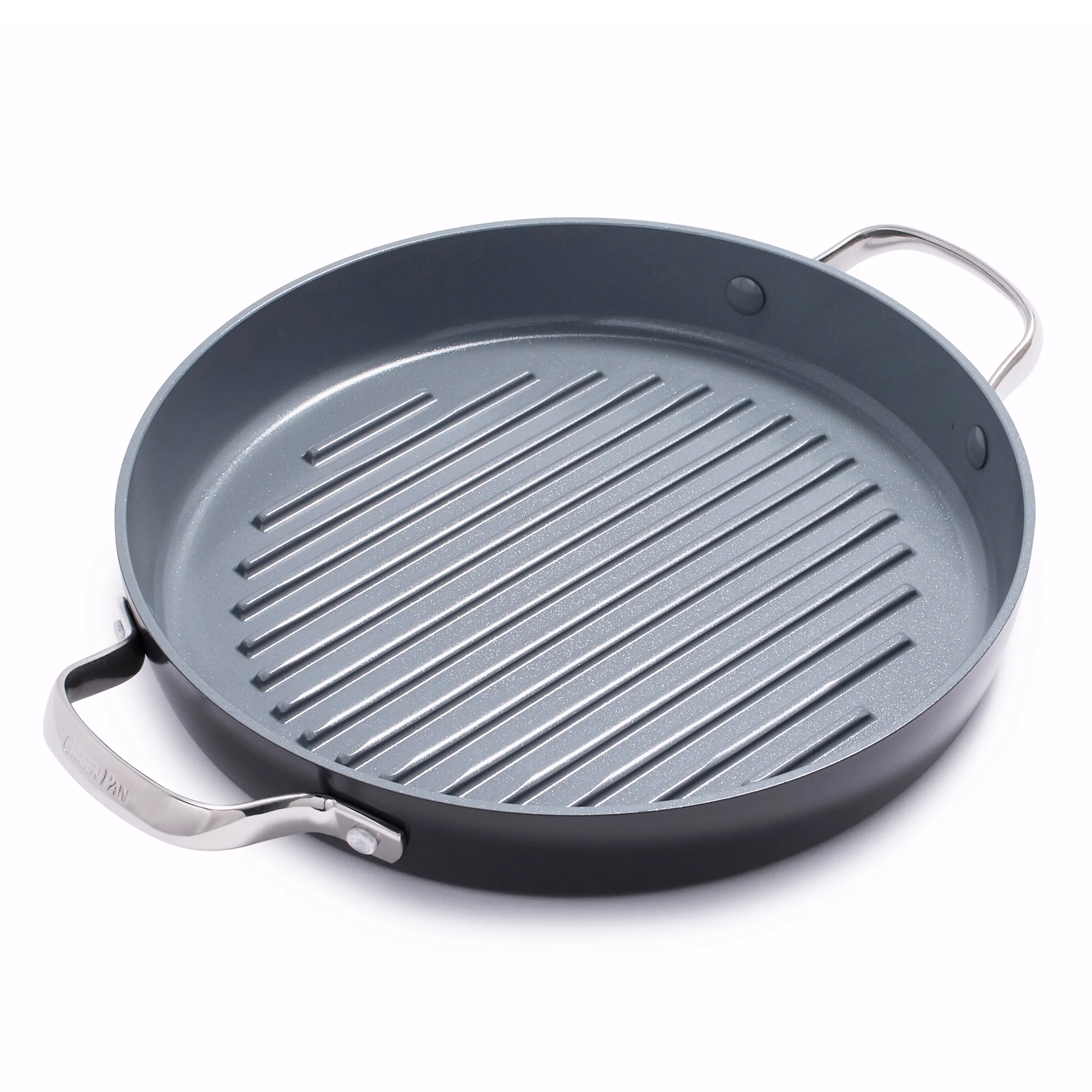 Valencia Pro Ceramic Nonstick 11" Round Grill Pan - Image 10