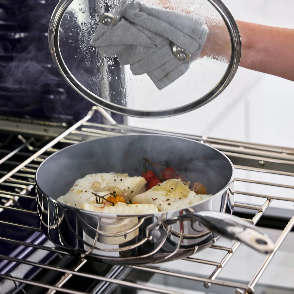 Valencia Pro Stainless Steel 10-Piece Cookware Set - Image 5