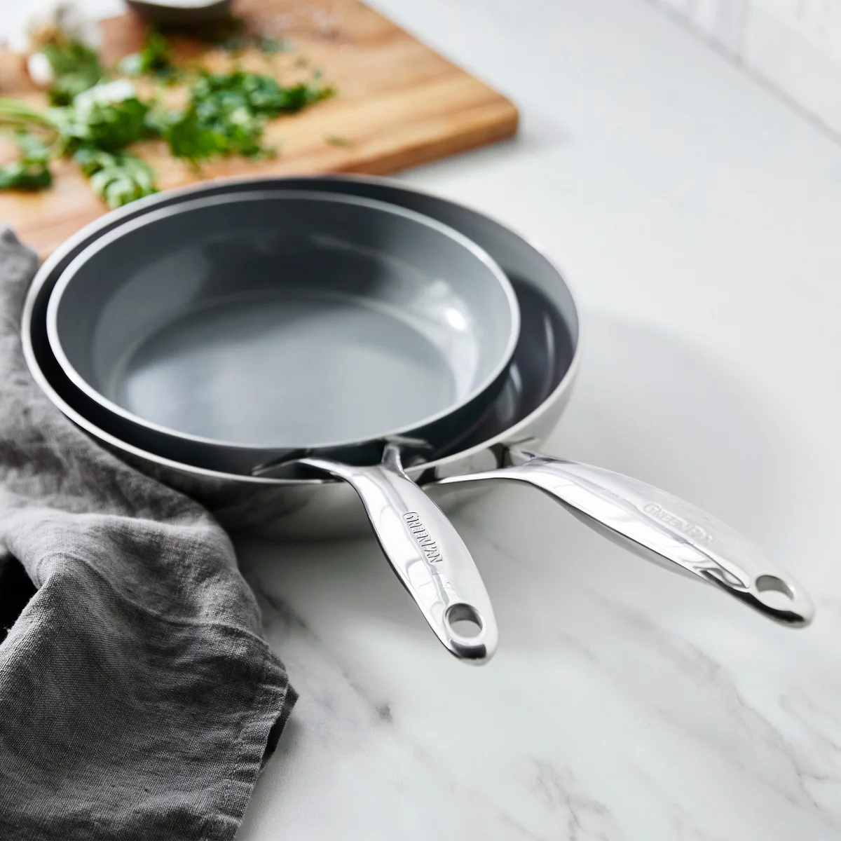Valencia Pro Stainless Steel 8" and 10" Frypan Set - Image 10